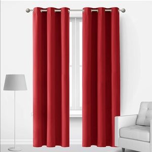 Red Room Darkening Curtains